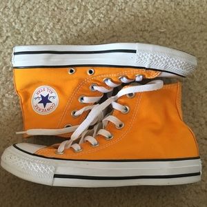Orange Converse